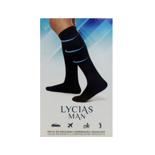Lycias Man Sock_Size  2_ Black - Healtsy