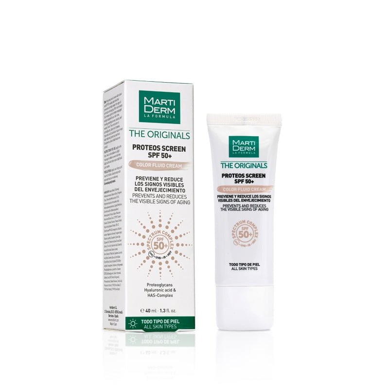 Martiderm Proteos Screen Color Fluid Cream SPF50+ - 40ml – Buy Now at Healtsy