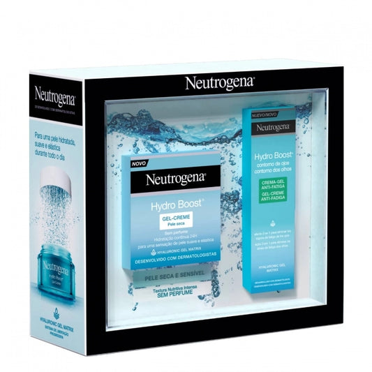 Neutrogena Hydro Boost Moisturizing Gel-Cream Dry Skin - 50Ml + Anti-Fatigue Eye Contour Gel-Cream - 15Ml - Healtsy