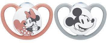 Nuk Space Disney Minnie Chupeta Silicone_ 18 - 36M (x2 unidades) – Buy Now at Healtsy