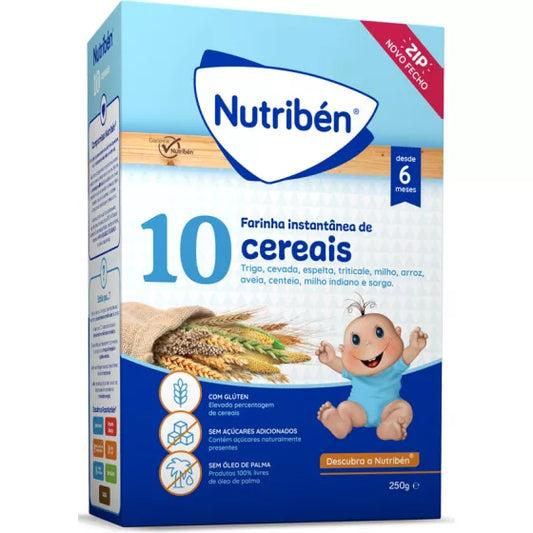 Nutriben Flour 10 Cereals_ 6M+ - 250g - Healtsy