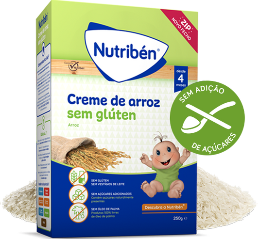 Nutriben Cream Rice Flours - 250g - Healtsy