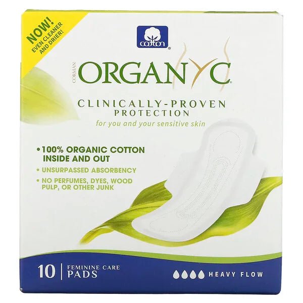 Organyc Intense Sanitary Pad/Night (x10 sachets) – Buy Now at Healtsy