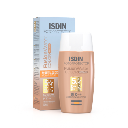 Photoprotection Isdin Fusion Water Color SPF50+ - 50ml - Healtsy