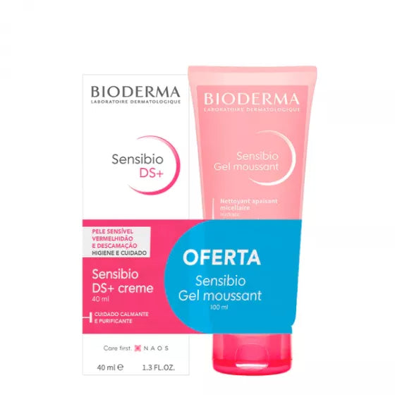 Bioderma Sensibio DS Cream 40ml Offer Gel Moussant 100ml Healtsy