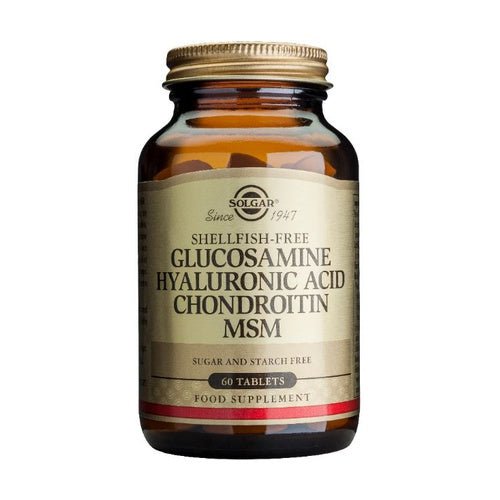 Solgar Glucosamine + Hyaluronic Acid + Chondroitin (x 60 tablets) – Buy Now at Healtsy