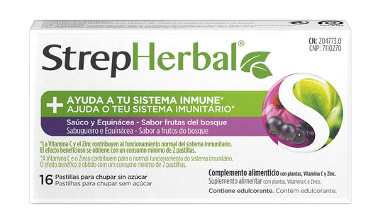 Strepherbal Elderberry Echinacea (x16 tablets) - Healtsy