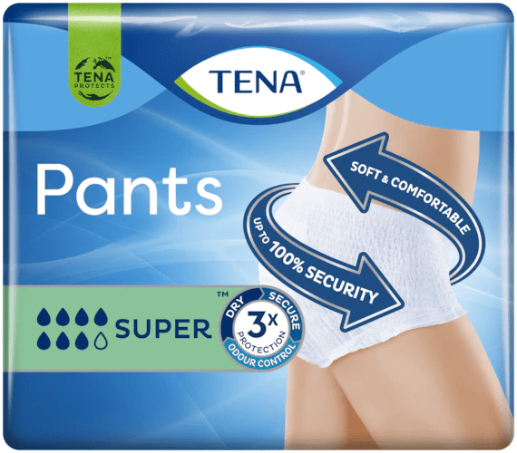 Tena Pants Underwear Super_ Size M (x12 units) – Buy Now at Healtsy