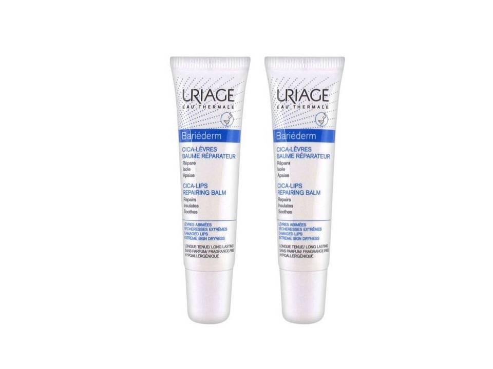 Uriage Bariéderm Lip Balm - 15 ml (x2 units) – Buy Now at Healtsy