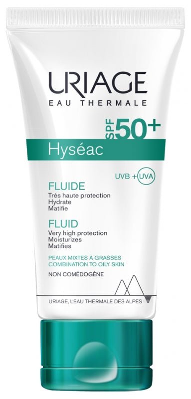 Uriage Hyséac Fluid SPF50+ - 50ml – Buy Now at Healtsy