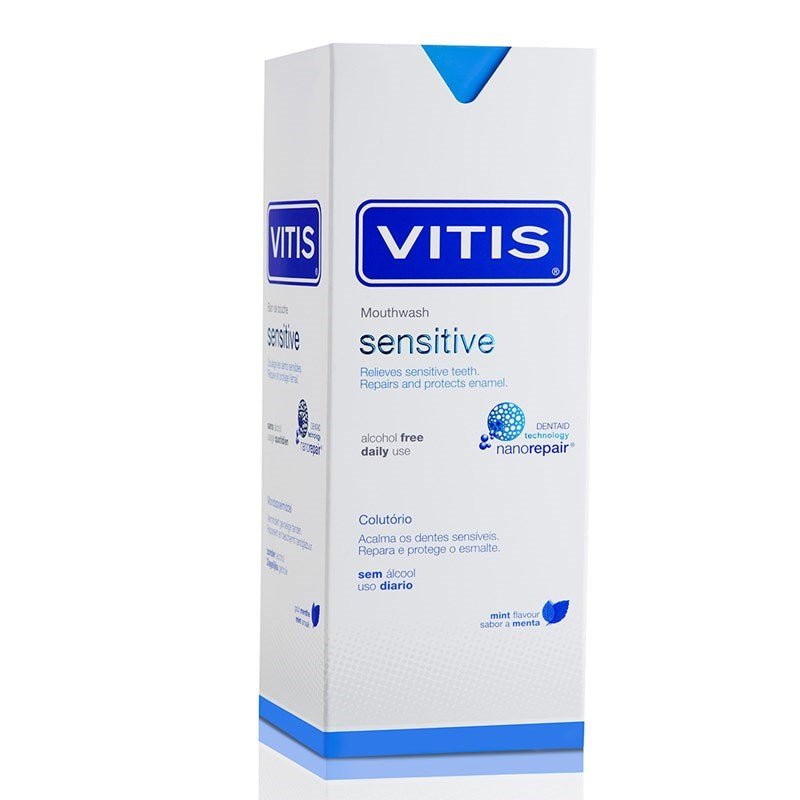 Vitis Sensitive Daily Mouthwash - 500ml – Buy Now at Healtsy