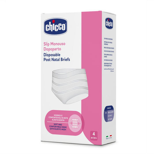 Chicco Single-Use Postpartum Underwear Elastic Mesh (x4 units) (ref. Ch.Mam1138100000) - Healtsy