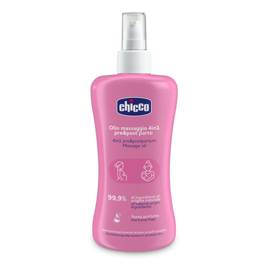 Chicco Pre and Postnatal Massage Oil - 200ml (ref. Ch.Ma2256500000) - Healtsy