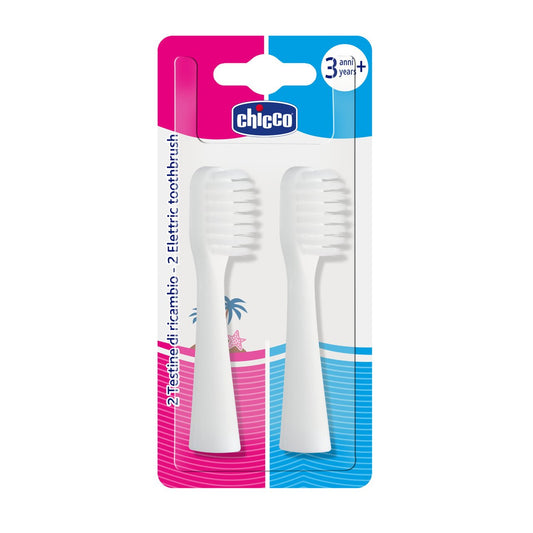 Chicco Nachfüllpackung für elektrische Zahnbürsten (x2 Einheiten)