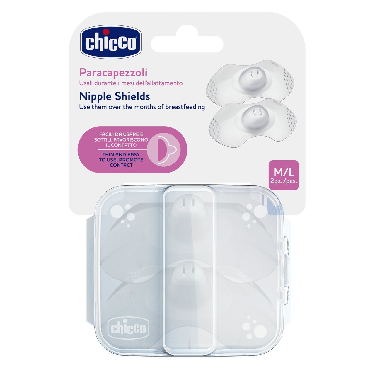 Chicco Silicone Breast Protector ML - Healtsy