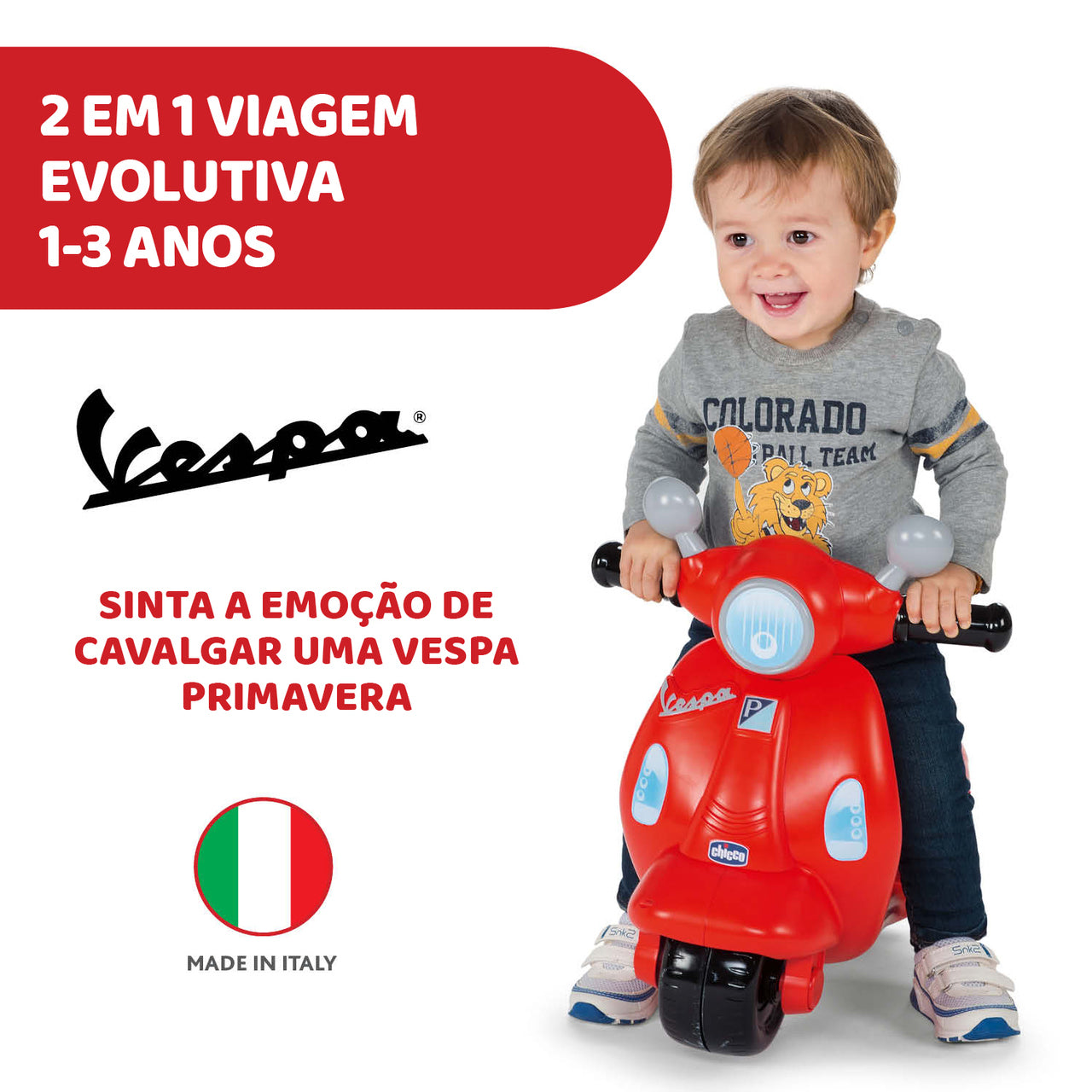 Chicco Vespa Primavera R _ 2-6 Years - Healtsy