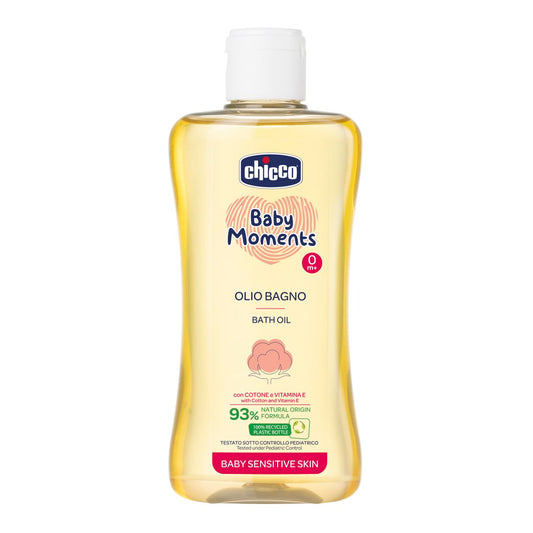 Chicco Bath Oil Sensitive Skin - 200Ml (ref. Ch.Cos10240000000 ) - Healtsy