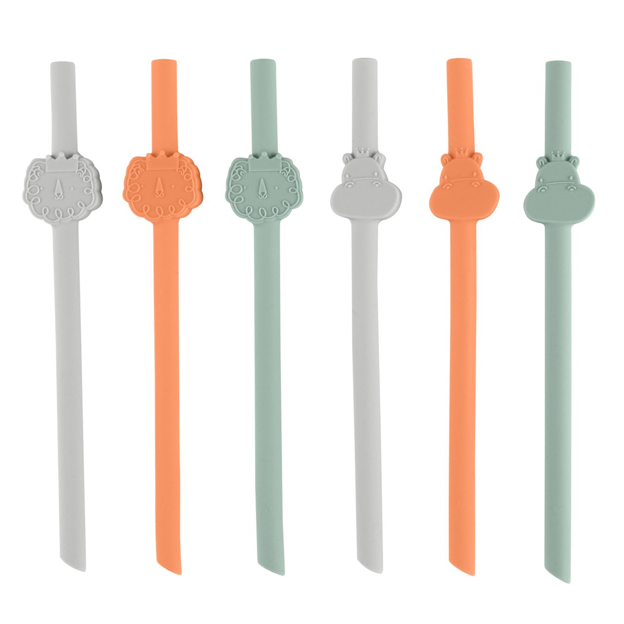 Chicco Silicone Straw + Bag (x6 units)