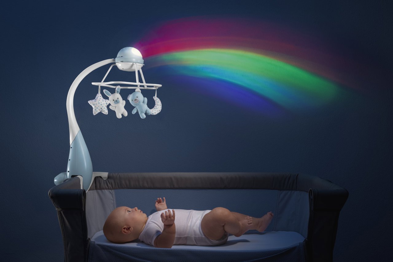 Chicco Mobile Regenbogen Rosa