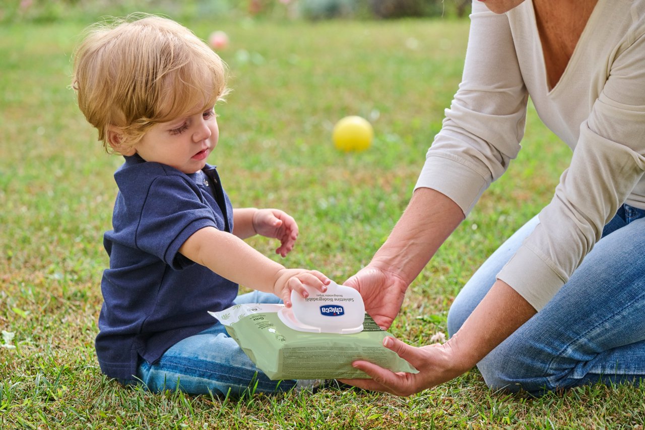 Chicco Biodegradable Wipes (x60 wipes) (ref. Ch.Hig12050700000) - Healtsy