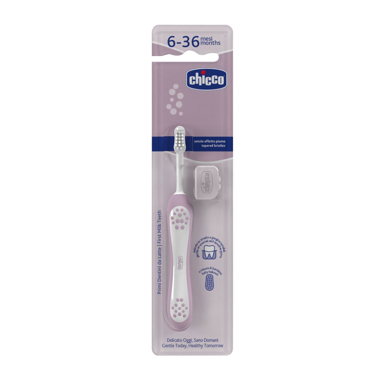 Chicco First Teeth Brush_ Lilac_ 6-36M