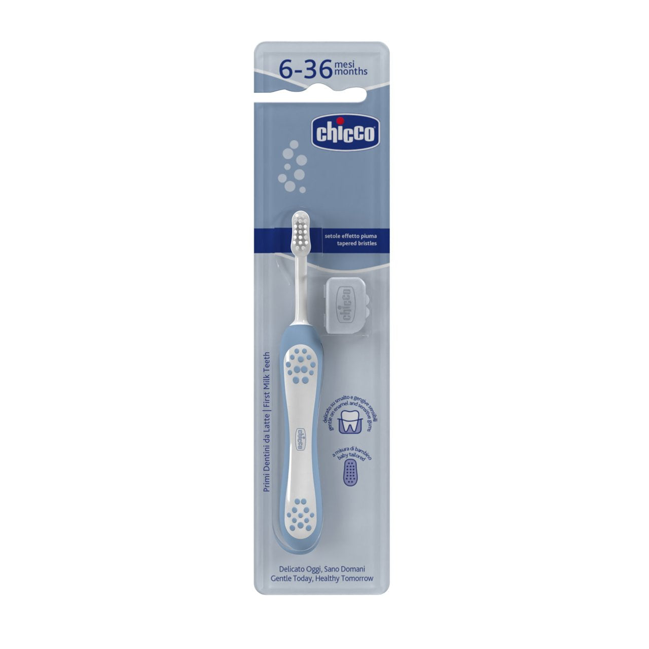 Chicco First Teeth Brush_ Blue_ 6-36M