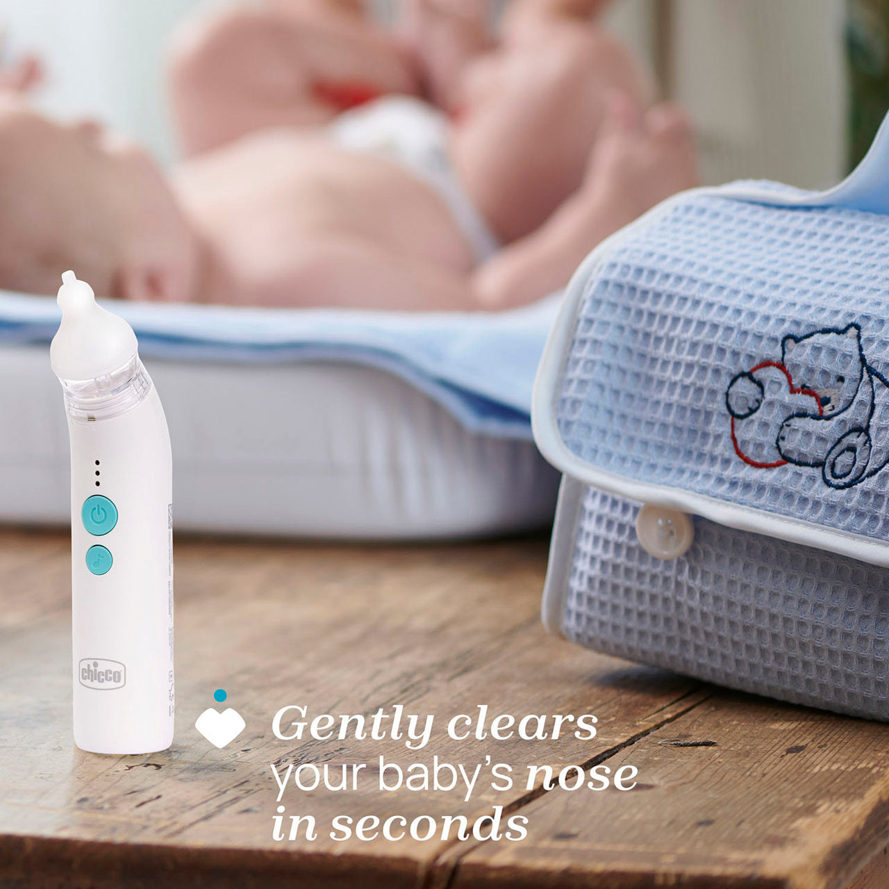 Chicco Physioclean Electric Nasal Aspirator (ref. 12585000000)) - Healtsy