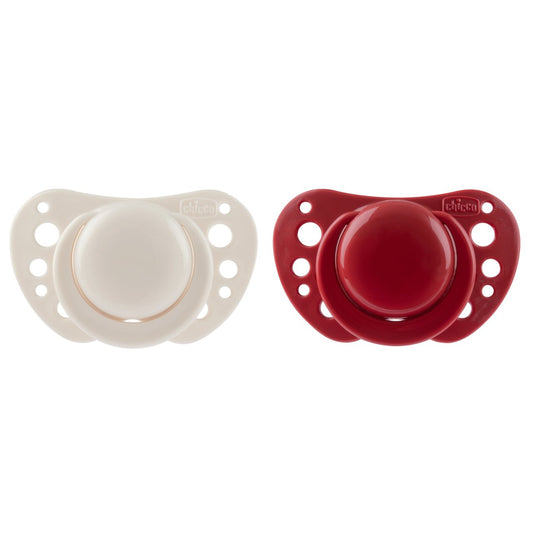 Chicco Physio Air Pacifier_ Red _ 6-16M (x2 units)