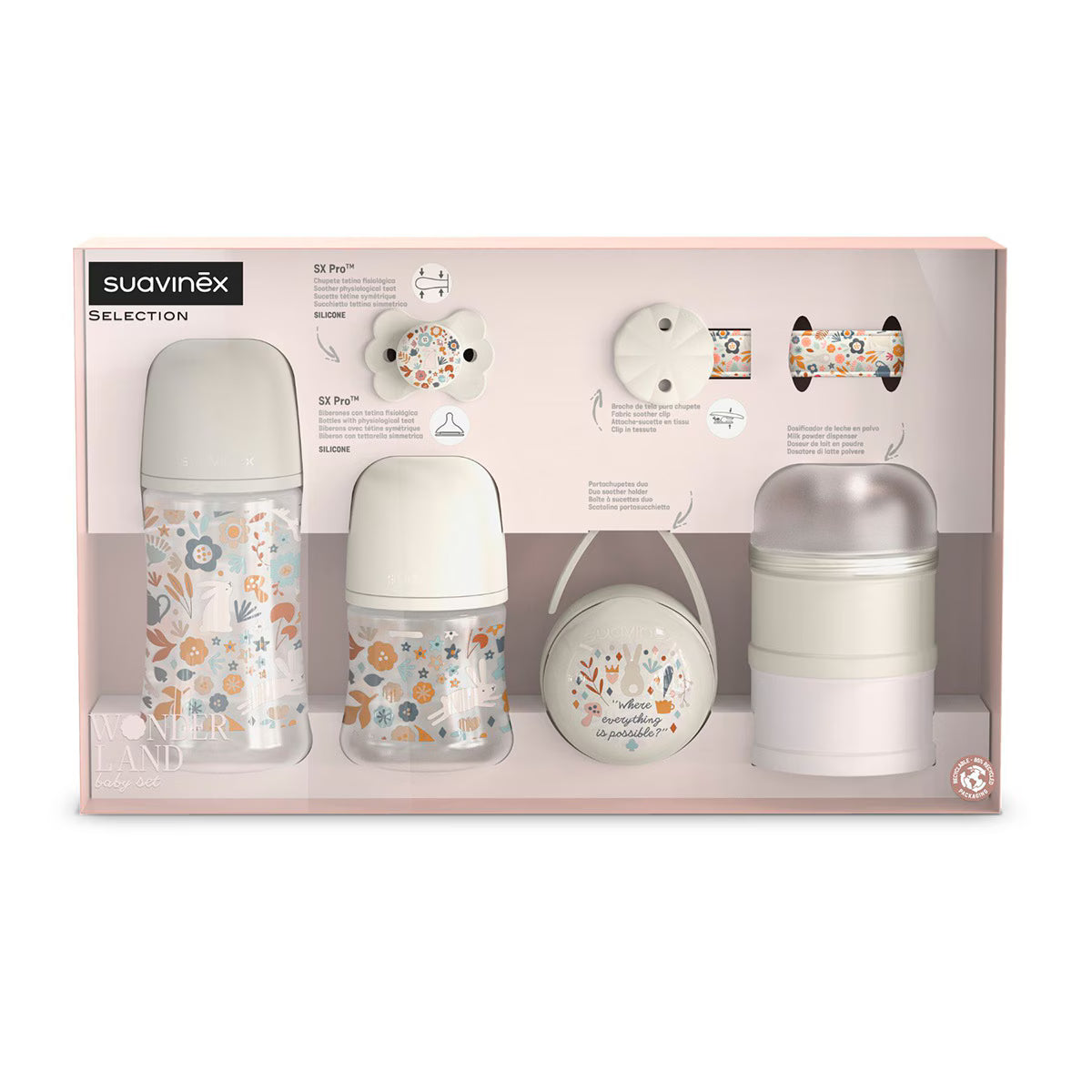 Suavinex Select Welcome Baby Set Wonderland Gray - Healtsy