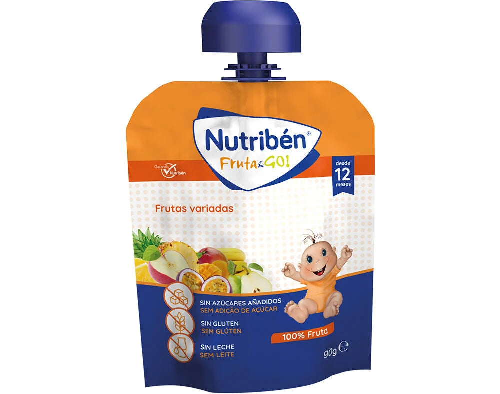 Nutriben Fruit Go Pure_ Assorted Fruits - 90g - Healtsy