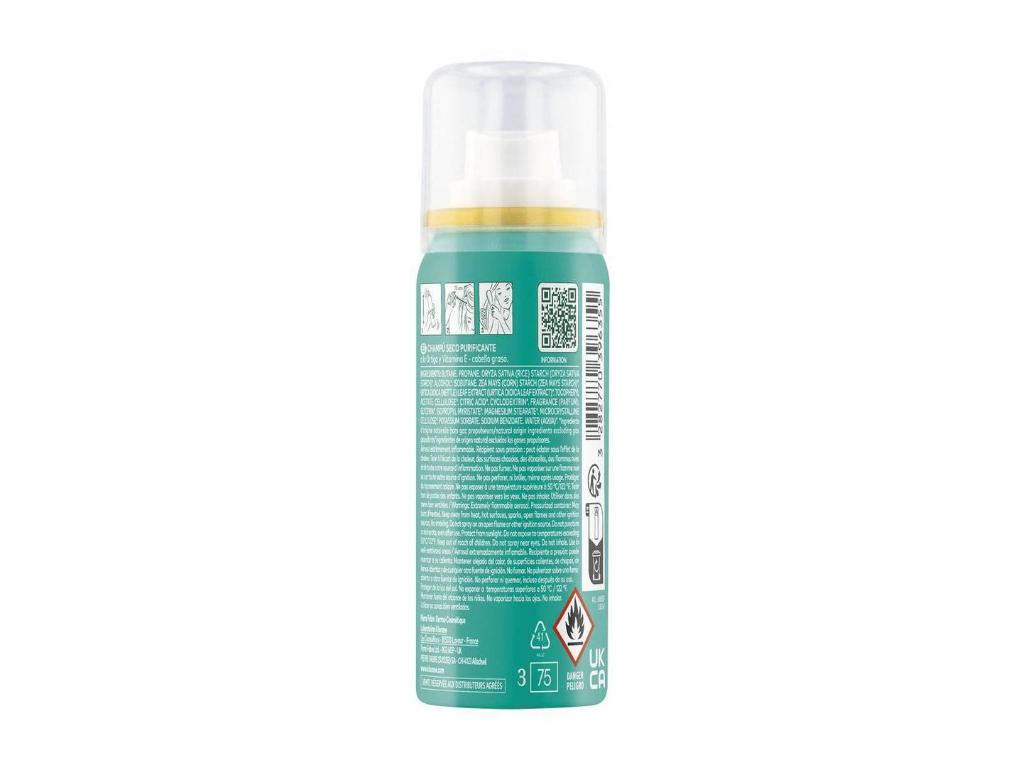 Klorane Nettle & Vitamin E Dry Shampoo - 50ml