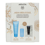 Apivita Aqua Bee Gel Cream + Booster Offer 10ml + Cleansing Gel 5ml