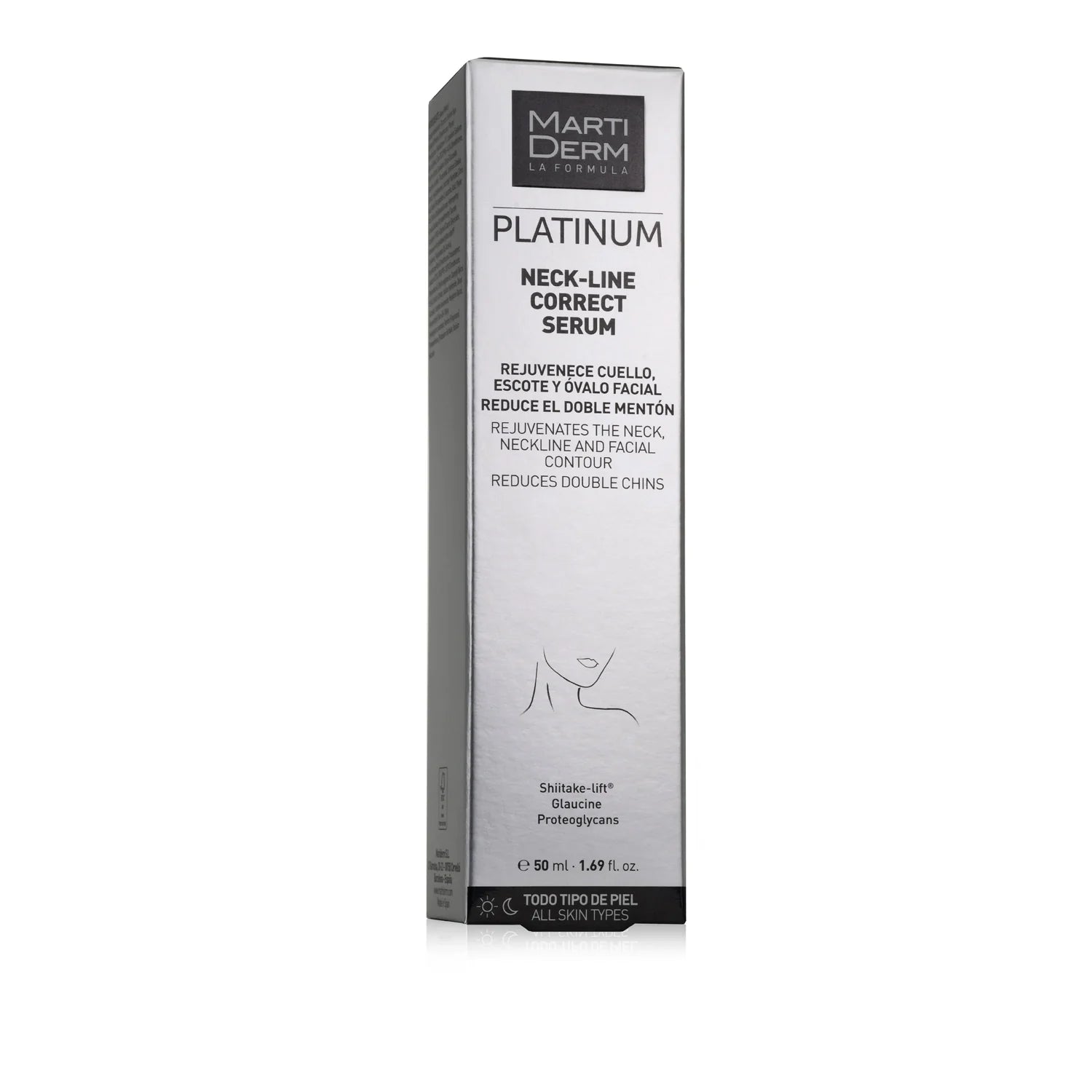 Martiderm Platinum Serum Neck Corrector - 50ml - Healtsy