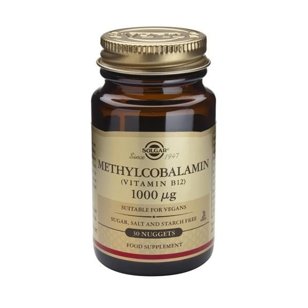 Solgar Methylcobalamin (vit. B12)  - 1000ug (x30 tablets) - Healtsy