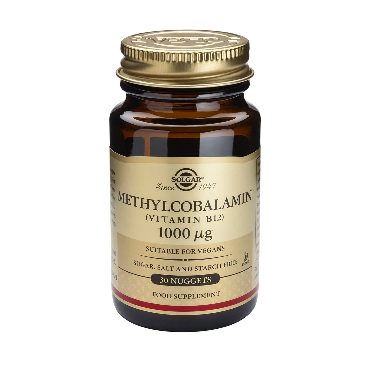 Solgar Methylcobalamin (vit. B12)  - 1000ug (x30 tablets) - Healtsy [grok-v1]