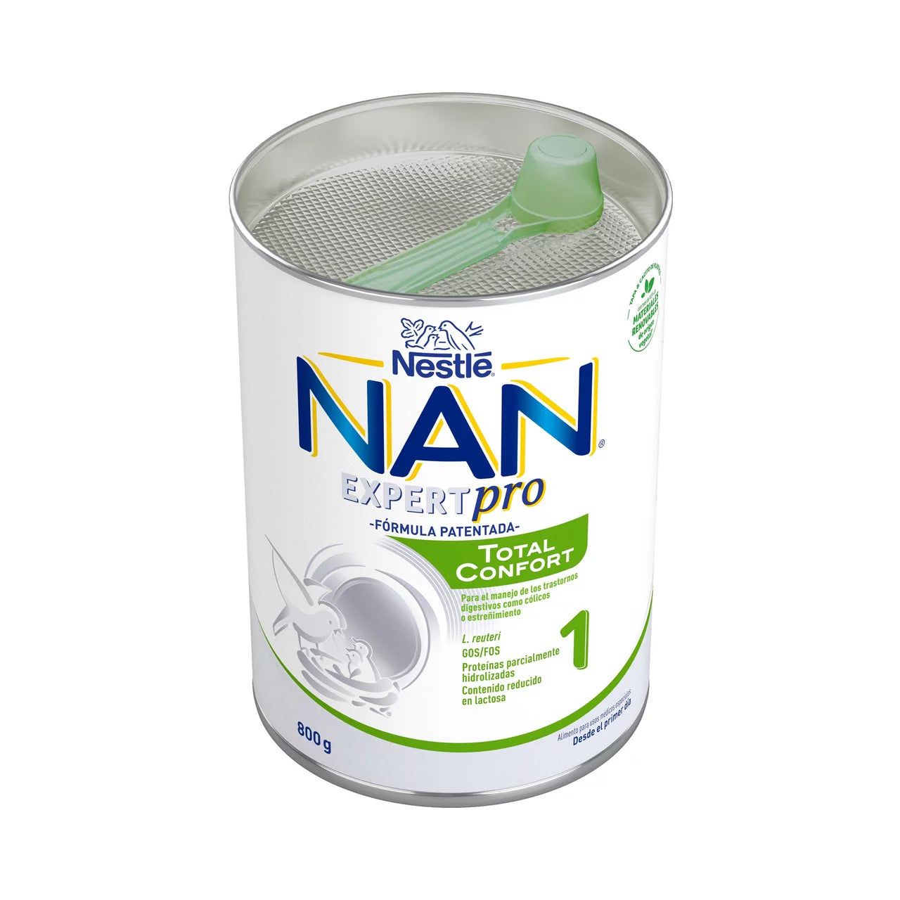 Nestle NAN Expert Pro Total Confort baby formula can on a white background