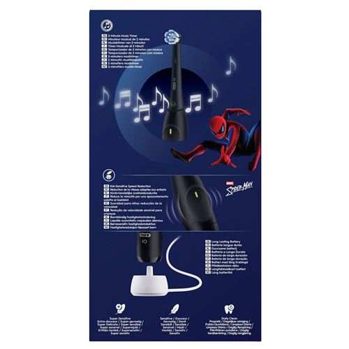 Oral B iO kids Spiderman 6+ Electric Toothbrush + Case - Healtsy