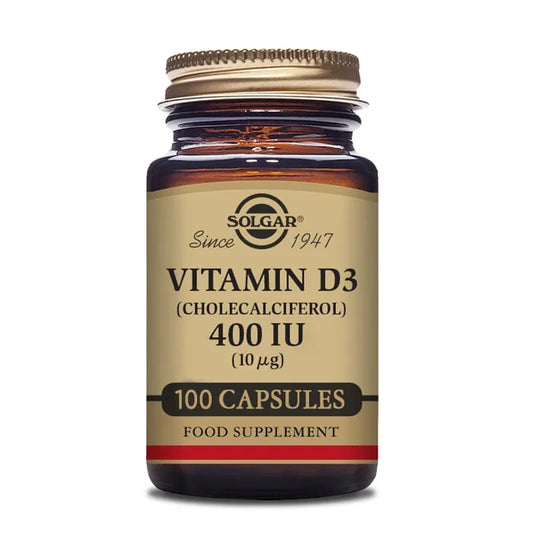 Solgar Vitamina D3 - 400UI (x100 pills)