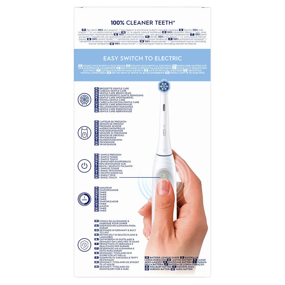 Oral B Laboratory IO 2 Electric Toothbrush White + Rechargeable - Healtsy