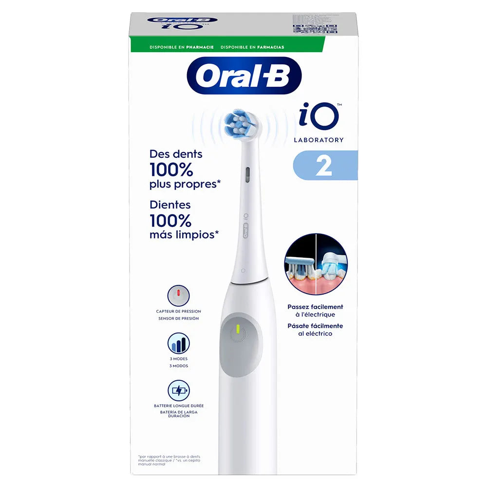 Oral B Laboratory IO 2 Electric Toothbrush White + Rechargeable - Healtsy
