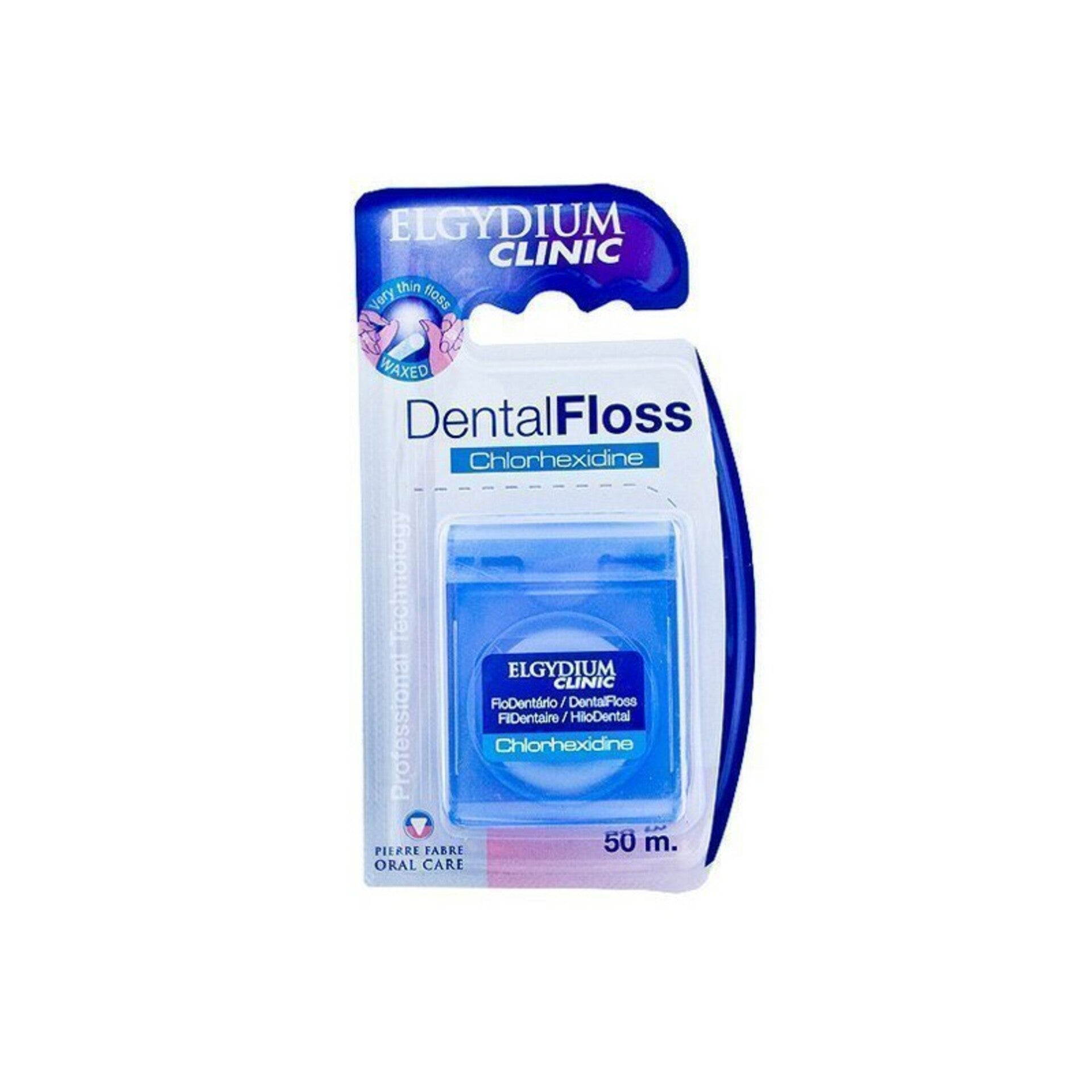 Elgydium Clinic Chlorhexidine Dental Floss - 50m - Healtsy