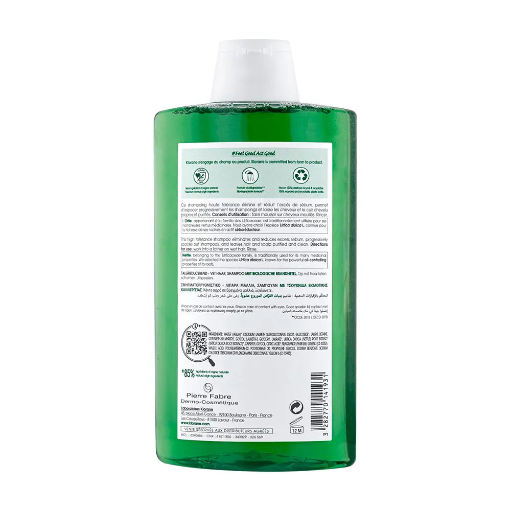 Klorane Capilar Ortiga White Shampoo BIO - 400ml - Healtsy