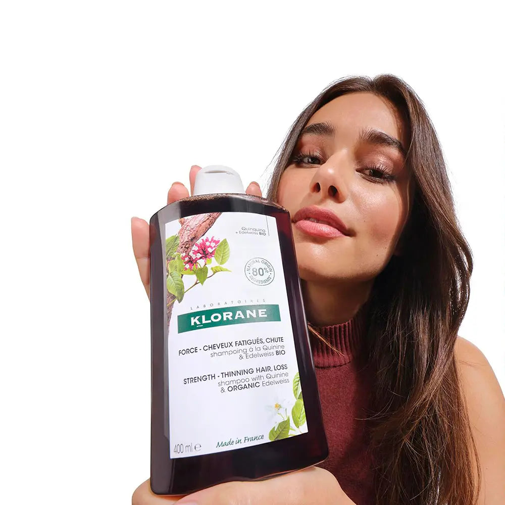Klorane Capillary Shampoo Quinine/Edelvaisse BIO - 400ml - Healtsy