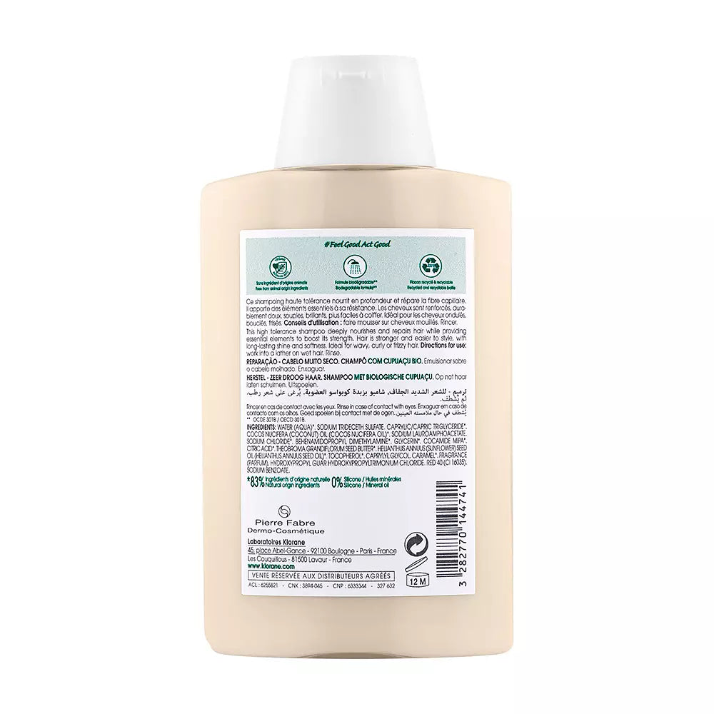 Klorane Capilar BIO Cupuaçu Butter Shampoo - 400ml