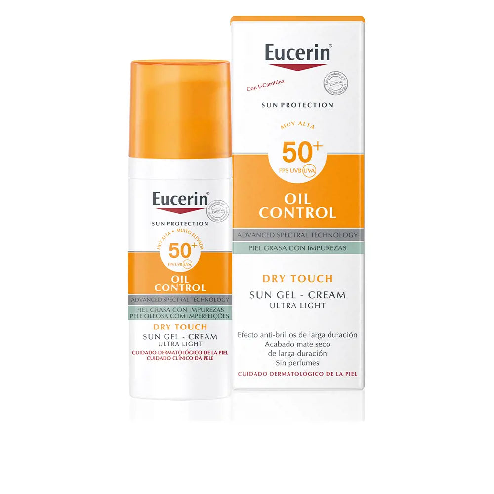 Eucerin Sunface Oil Control FP50 + - 50ml - Healtsy