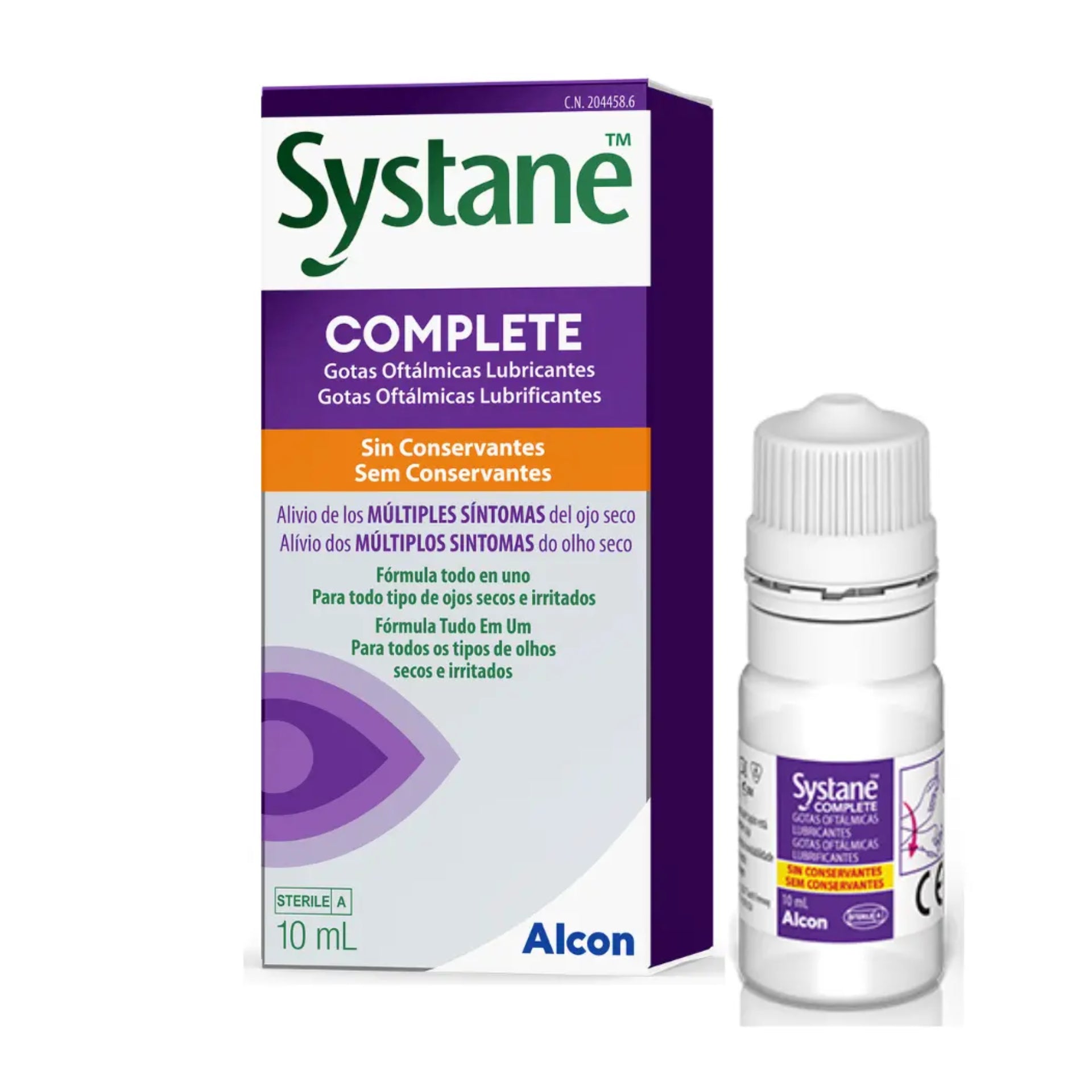 Systane Complete without Preservatives Ophthalmic Drops - 10ml - Healtsy