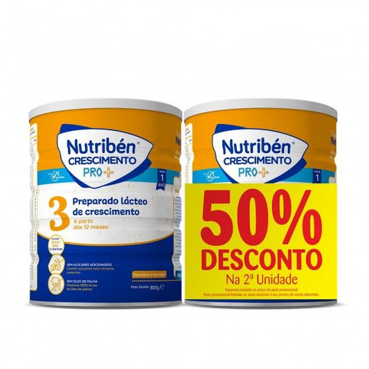 Nutriben Growth Pro+ Milk - 800g (Twin Pack) - Healtsy
