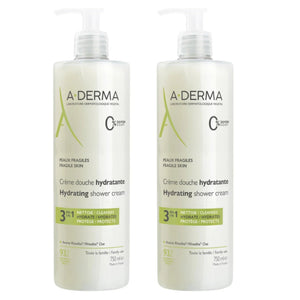A-Derma Moisturizing Shower Gel - 750ml (Double Pack) - Healtsy