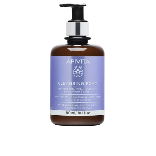 Apivita Face/Eye Cleansing Foam - 300ml - Healtsy