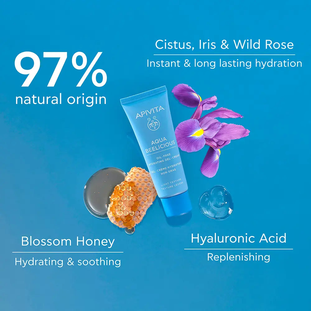 Apivita Aqua Beelicious Gel-Moisturizing Oil-Free - 40ml - Healtsy